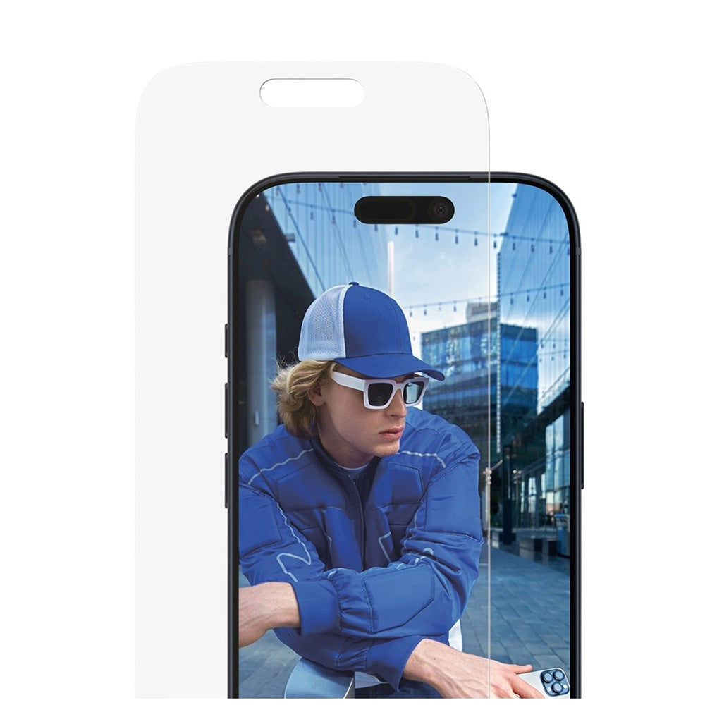 Ochranná fólie na displej PanzerGlass Classic Fit EasyAligner pro Apple iPhone 17 Pro, Tvrzené sklo, Full Glue
