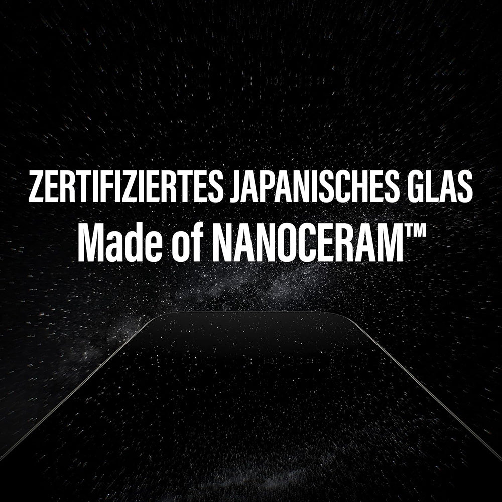 Ochranná fólie na displej PanzerGlass Ultra-Wide Ceramic II EasyAligner pro Apple iPhone 17 Pro, Tvrzené sklo, Full Glue, Černá
