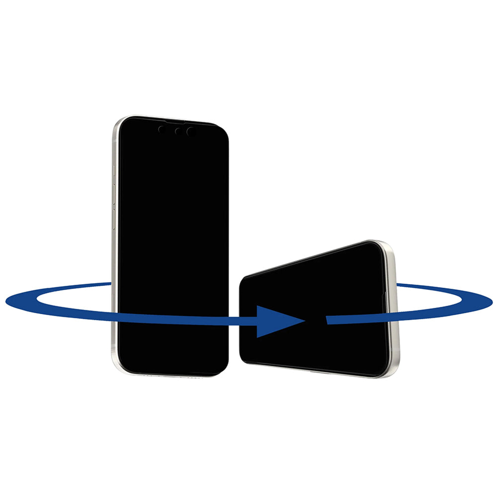 Ochranná fólie na displej Privacy Anank 1X Reinforced 360 pro Apple iPhone 17e / 16e / 14 / 13 Pro, bezpečnostní sklo, plné lepidlo, 2.5D