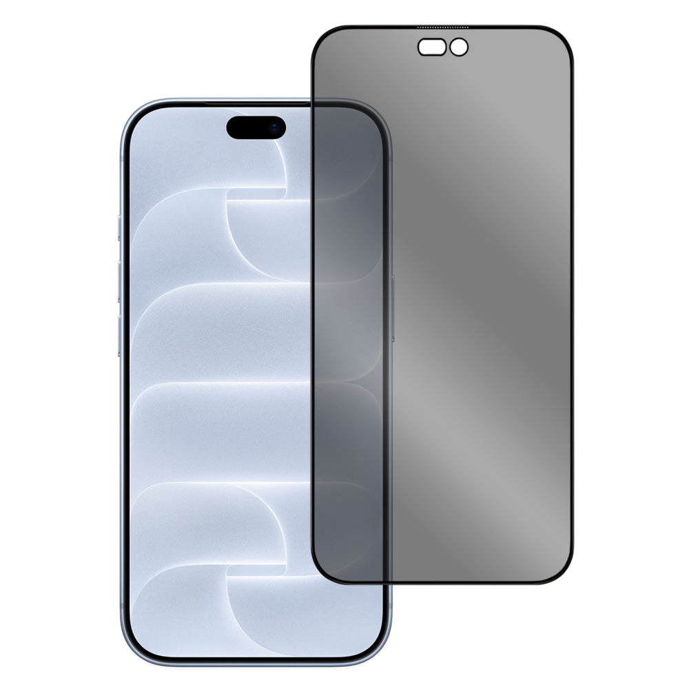 Ochranné sklo na displej Blueo Privacy Anti-Peep Applicator Pro pro Apple iPhone 18 Pro, tvrzené sklo, celoplošné lepidlo