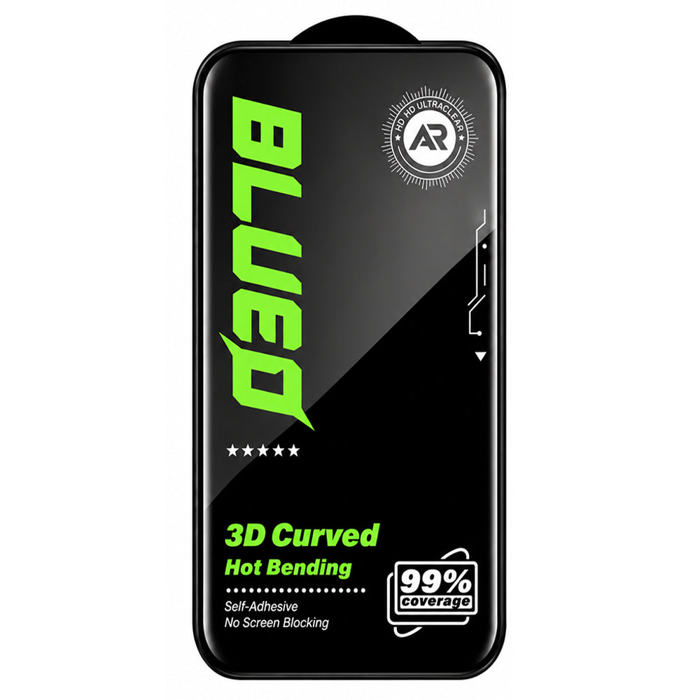 Ochranné sklo na displej Blueo Privacy Anti Peep AR pro Apple iPhone 18 Pro, tvrzené sklo, celoplošné lepidlo, 3D