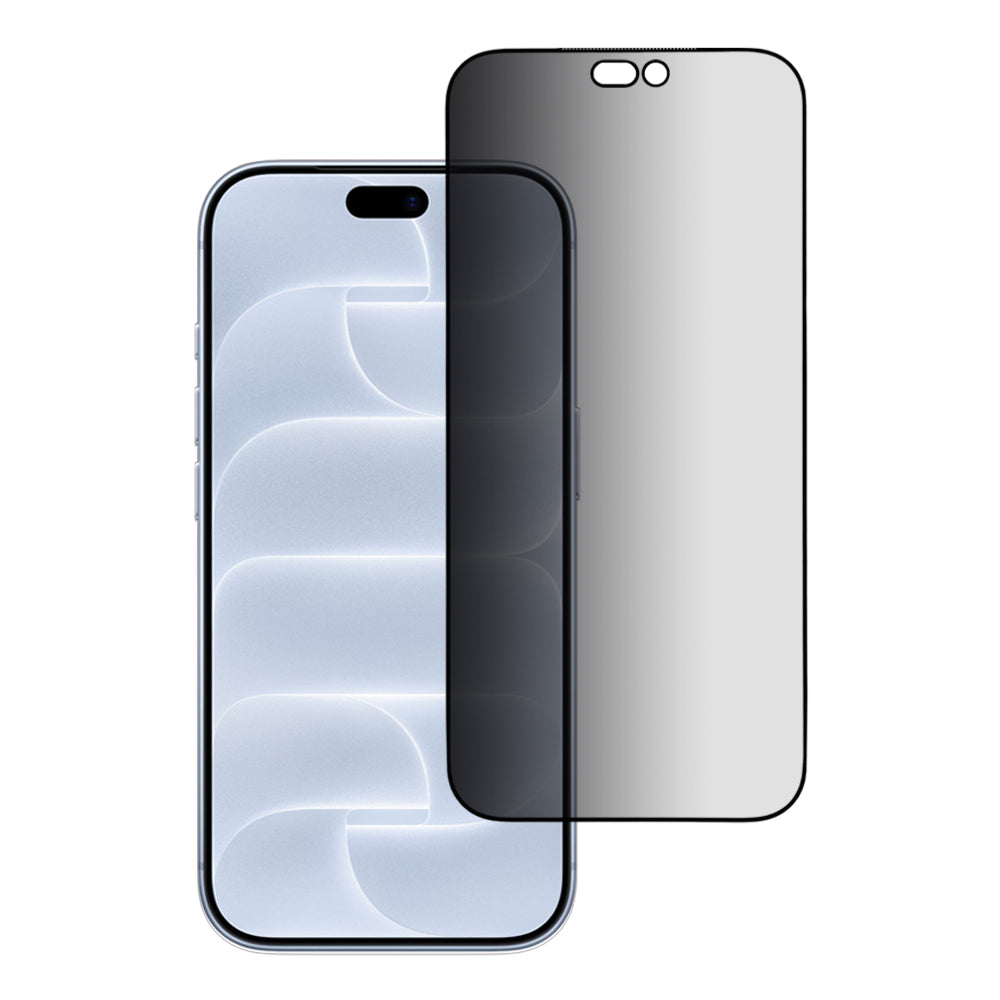 Ochranné sklo na displej Blueo Privacy Anti Peep AR pro Apple iPhone 18 Pro, tvrzené sklo, celoplošné lepidlo, 3D