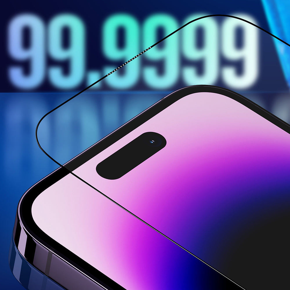 Ochranná fólie na displej Privacy Blueo Sapphire Applicator Pro pro Apple iPhone 17 Air, Tvrzené sklo, Full Glue