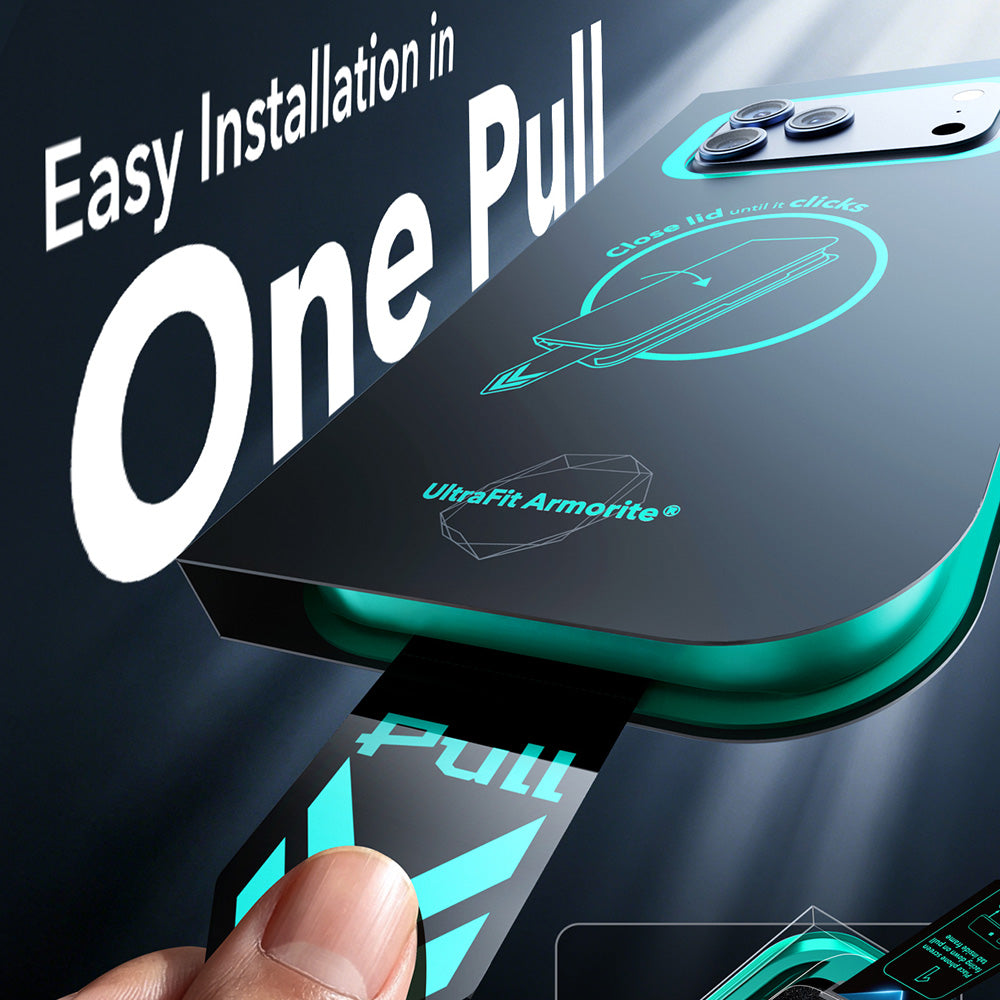 Ochranná fólie na displej Privacy ESR Armorite UltraFit pro Apple iPhone 18 Pro Max, tvrzené sklo, plné lepidlo, sada 2 kusů