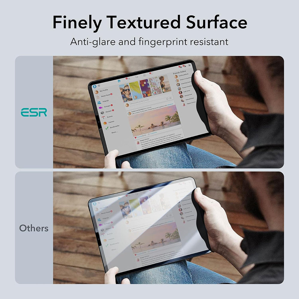 Ochranná fólie na displej Privacy ESR Magnetic pro Apple iPad Air 11 (2026) / Air 11 (2025), plastická