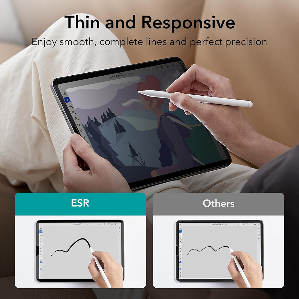 Ochranná fólie na displej Privacy ESR Magnetic pro Apple iPad Air 11 (2026) / Air 11 (2025), plastická