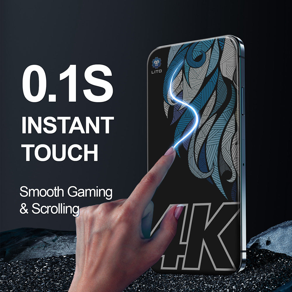 Ochranná fólie Privacy Lito D+ Max 4K pro Apple iPhone 17 Pro, Tvrzené sklo, Full Glue