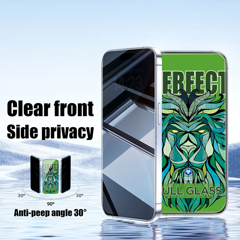 Ochranná fólie Privacy Lito D+ Max Strong pro Apple iPhone 17 Pro Max, Tvrzené sklo, Full Glue
