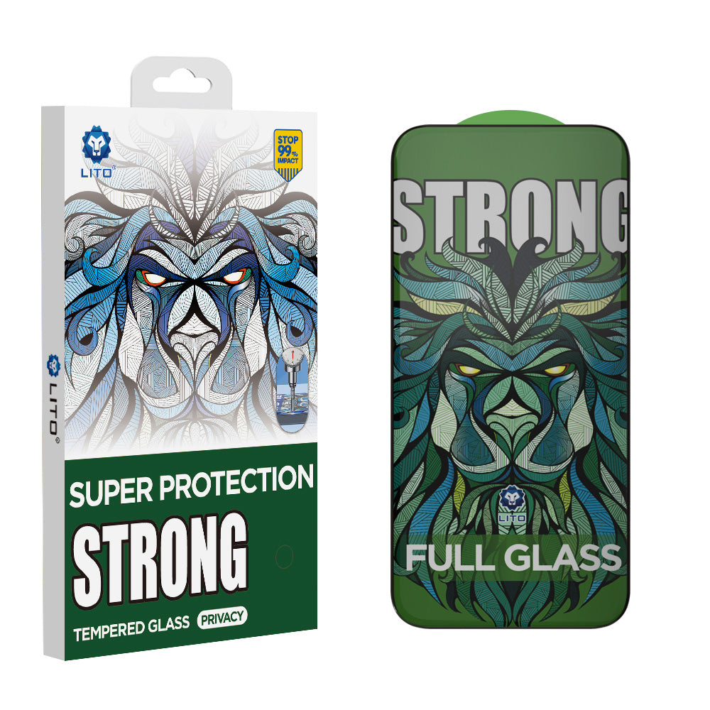 Ochranná fólie Privacy Lito D+ Max Strong pro Apple iPhone 17 Pro Max, Tvrzené sklo, Full Glue
