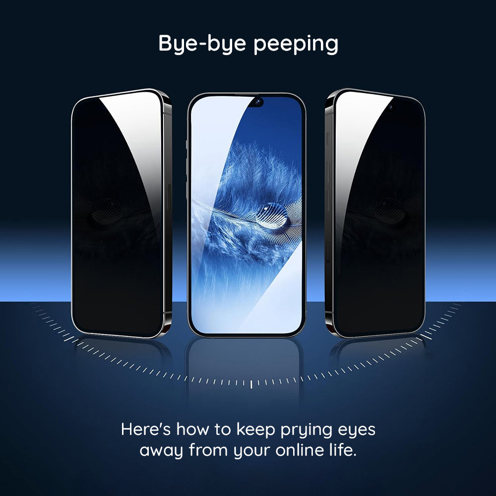 Ochranná fólie na displej Privacy Lito HD Pro pro Apple iPhone 15 Plus, tvrzené sklo, plné lepidlo