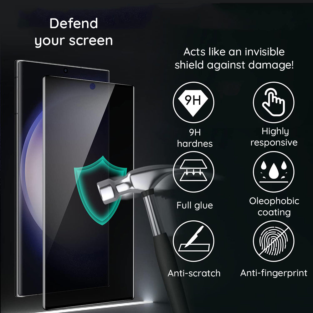 Ochranná fólie na displej Privacy Lito HD Pro pro Apple iPhone 15 Plus, tvrzené sklo, plné lepidlo