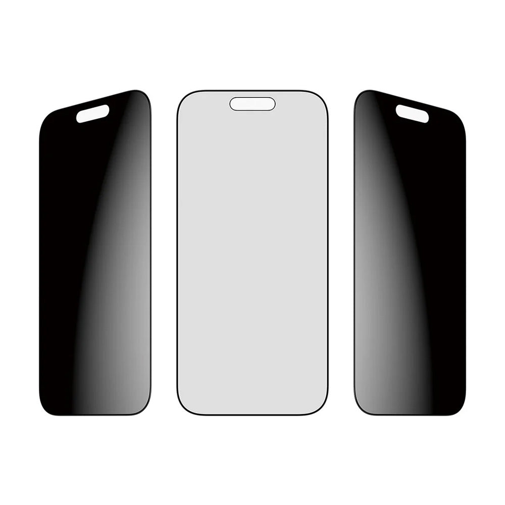 Ochranná fólie na displej Privacy PanzerGlass Ultra-Wide Fit 2-Way EasyAligner pro Apple iPhone 17 / 16 Pro, Tvrzené sklo, Full Glue