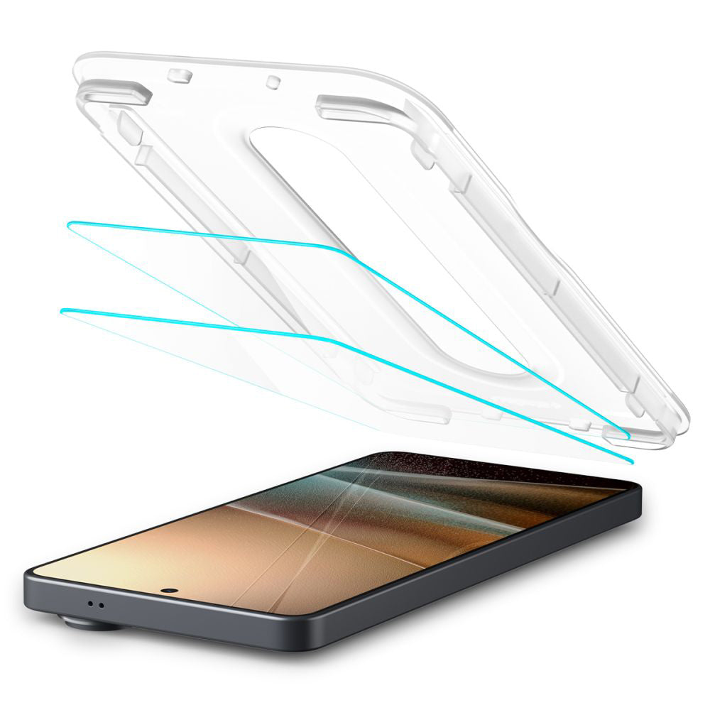 Ochranná fólie na displej Spigen GlastR EZ FIT Pro HD Anti-Reflection pro Samsung Galaxy S26 Ultra S948, Tvrzené sklo, Full Glue, Sada 2 kusy