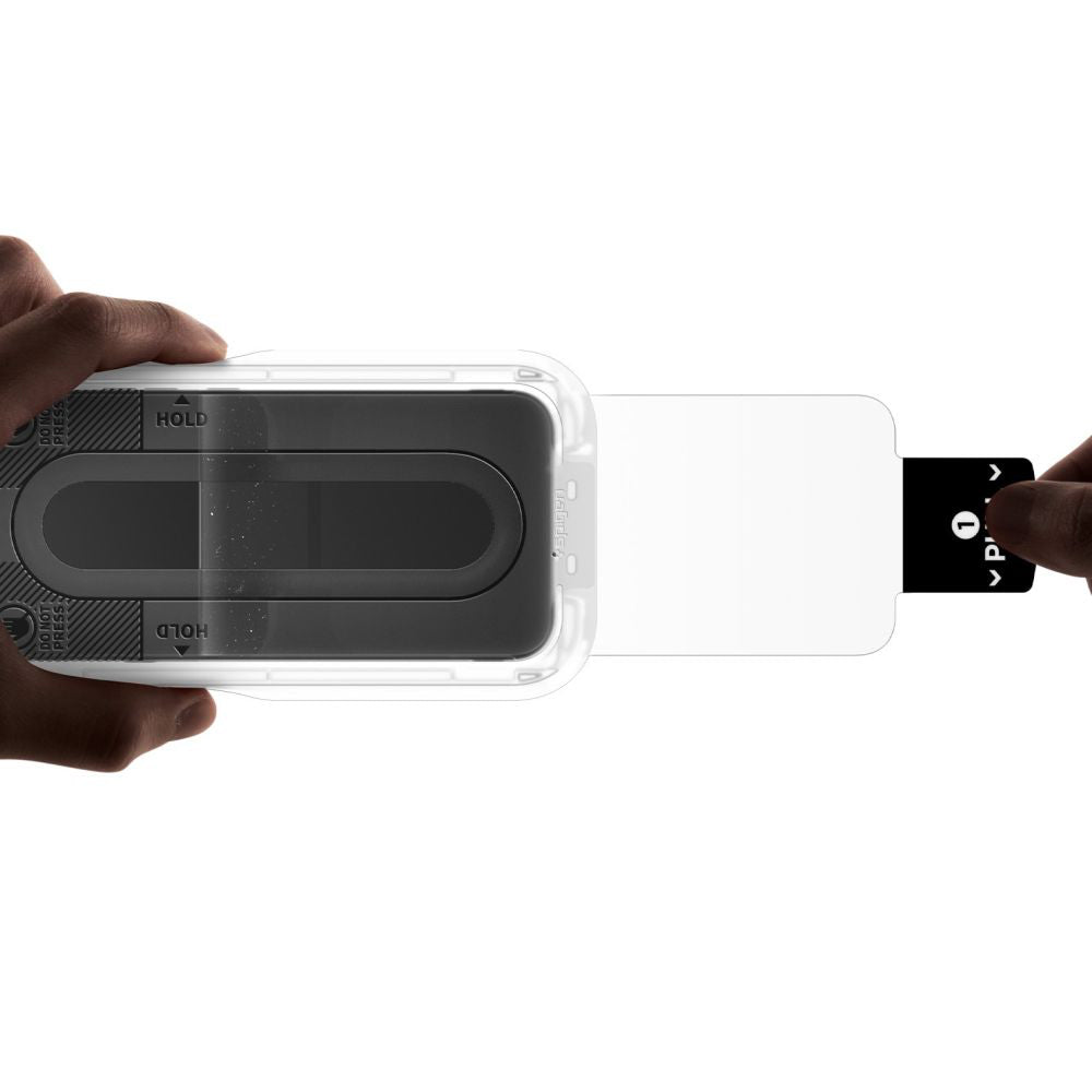 Ochranná fólie na displej Spigen GlastR EZ FIT Pro pro Nothing Phone (4a) Pro, tvrzené sklo, plné lepidlo, sada 2 kusů AGL11681