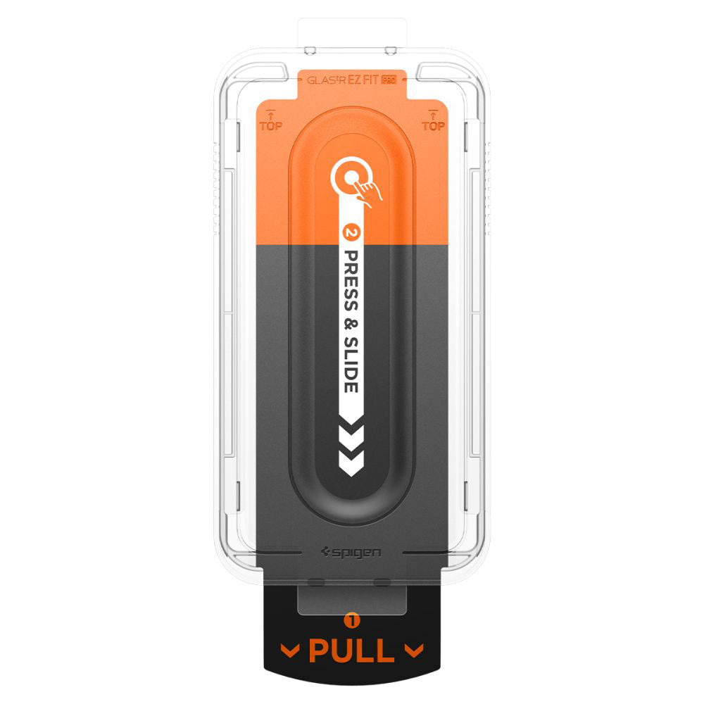 Ochranná fólie na displej Spigen GlastR EZ FIT Pro pro Samsung Galaxy S25 Edge S937, Tvrzené sklo, Full Glue