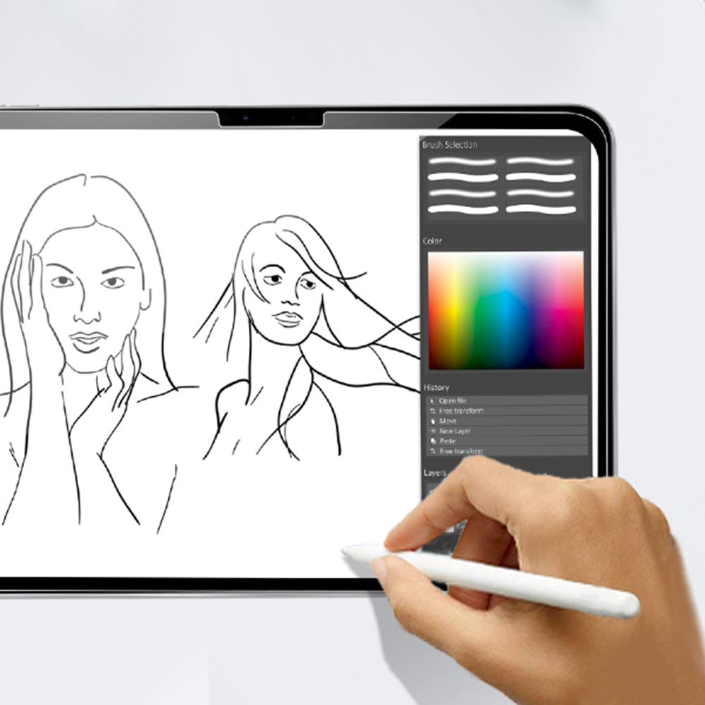 Ochranná fólie na obrazovku Techsuit ArmorGlass CrystalHD pro Lenovo Idea Tab Pro Gen 2, tvrzené sklo, plné lepidlo, sada 2 kusů