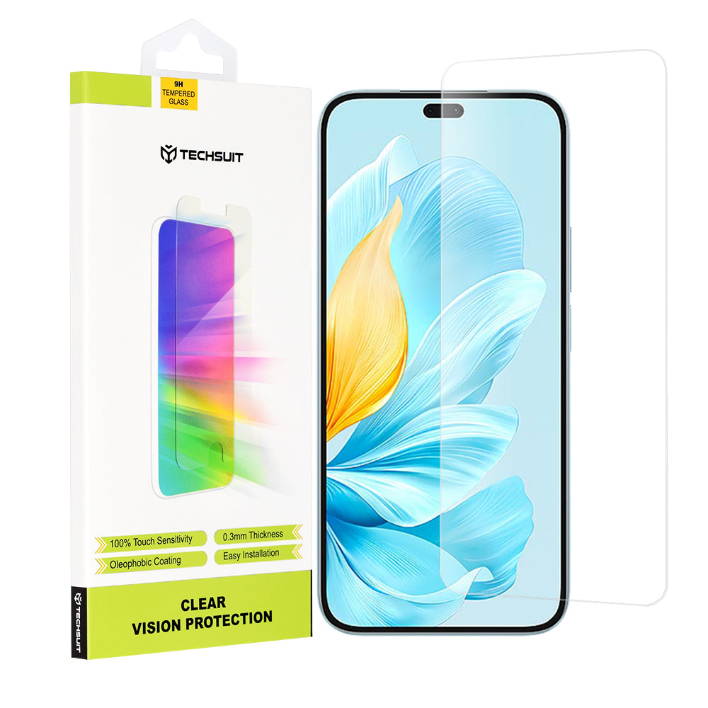 Ochranná fólie na displej Techsuit Clear Vision pro Honor 200 Lite, tvrzené sklo, plné lepidlo
