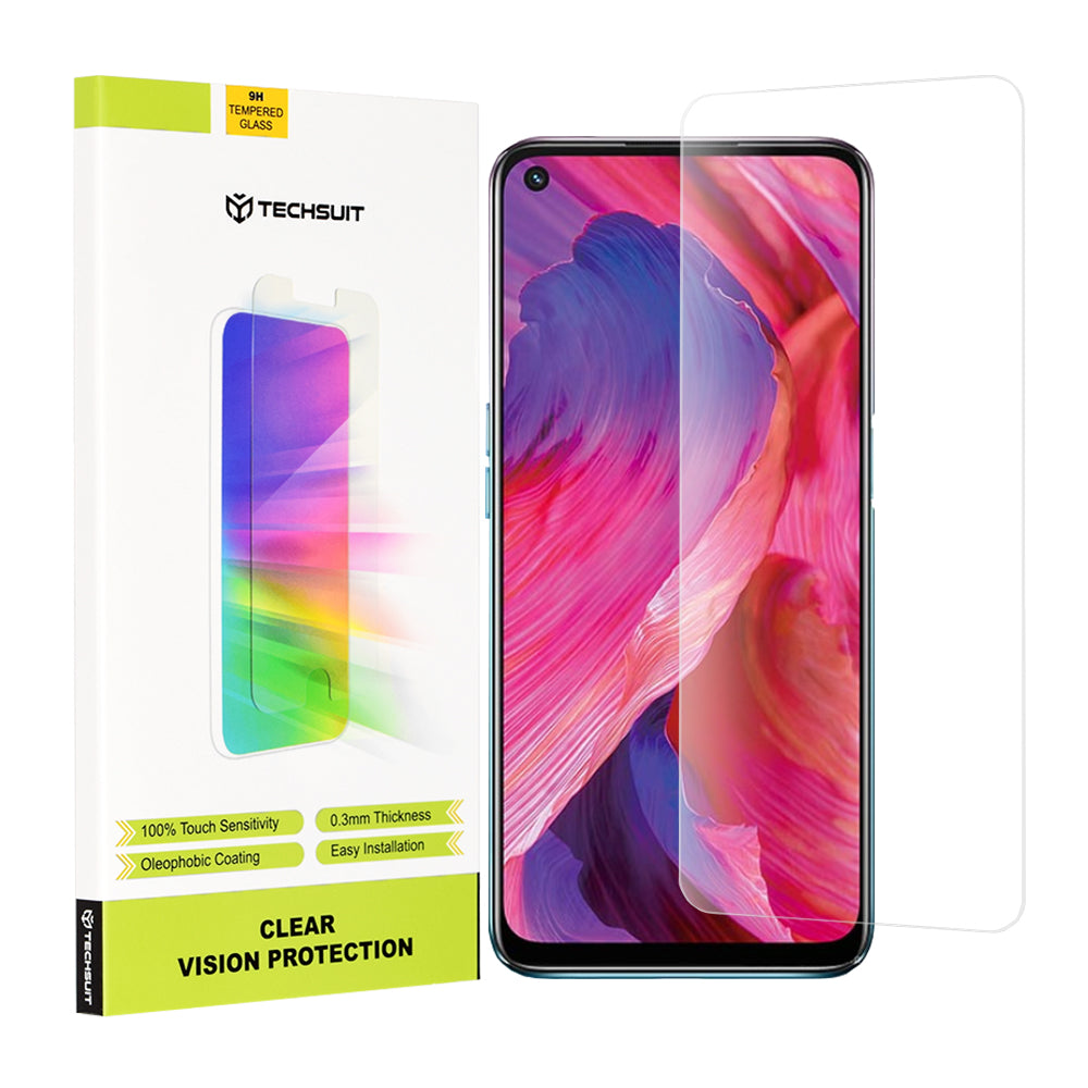Ochranná fólie na displej Techsuit Clear Vision pro OnePlus Nord N200 5G / A74 5G / A54 5G, Tvrzené sklo, Full Glue