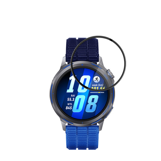 Ochranná fólie Techsuit Nano Flex pro Huawei Watch GT Runner 2, Plast, Sada 2 kusy, Černá