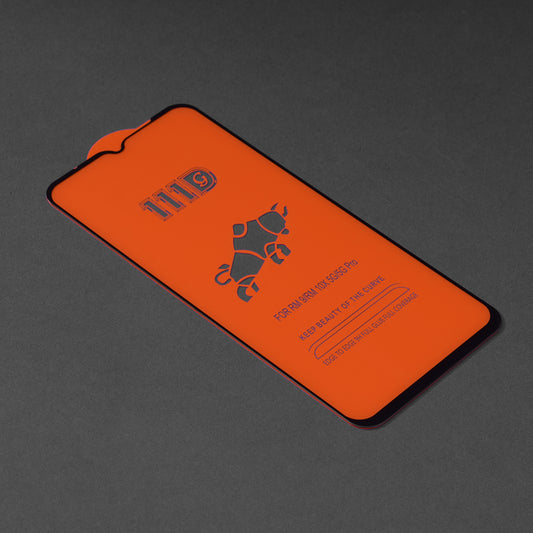 Ochranná fólie na displej Techsuit pro Oppo A18 / A38, tvrzené sklo, Full Glue, 111D, černá