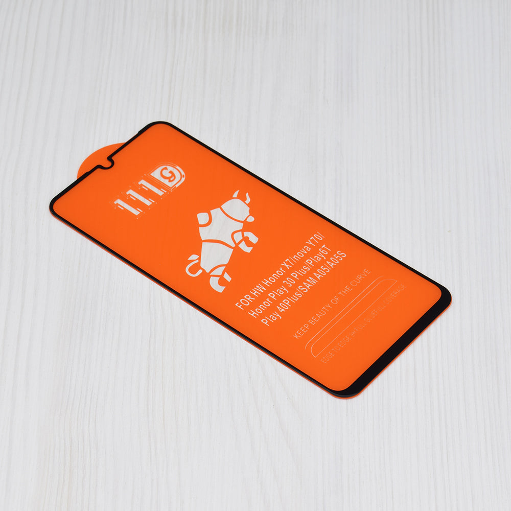 Ochranná fólie Techsuit na displej pro Realme C63 / C61, Tvrzené sklo, Full Glue, 111D, Černá
