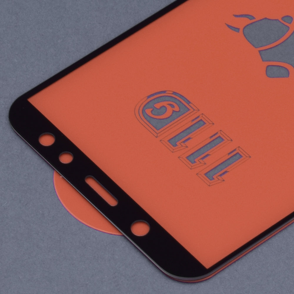 Ochranná fólie na displej Techsuit pro Samsung Galaxy A6 Plus (2018) A605, tvrzené sklo, Full Glue, 111D, černá