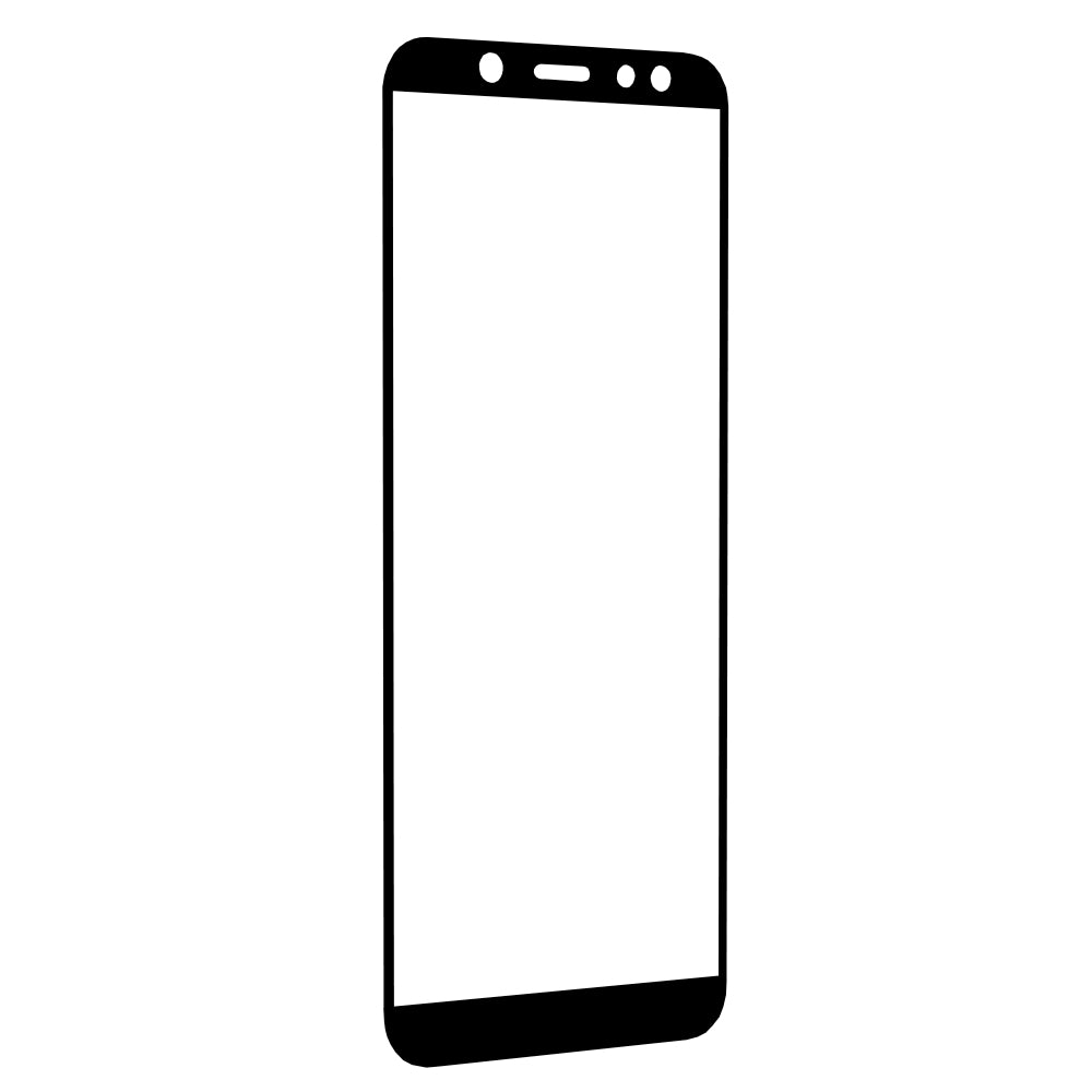 Ochranná fólie na displej Techsuit pro Samsung Galaxy A6 Plus (2018) A605, tvrzené sklo, Full Glue, 111D, černá