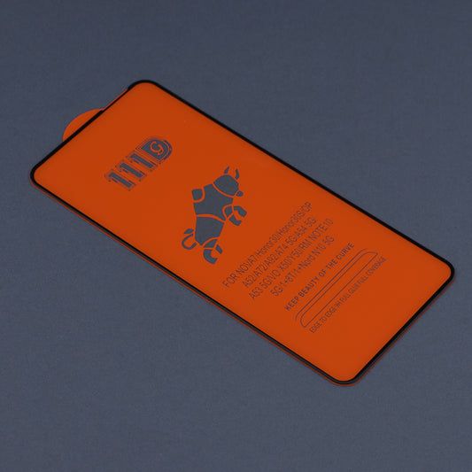 Ochranná fólie na displej Techsuit pro Xiaomi Redmi 10 2022 / 10 (2021), tvrzené sklo, Full Glue, 111D, černá