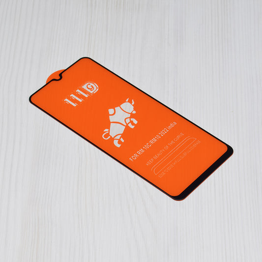 Ochranná fólie na displej Techsuit pro Xiaomi Redmi A3x / A3, tvrzené sklo, Full Glue, 111D, černá
