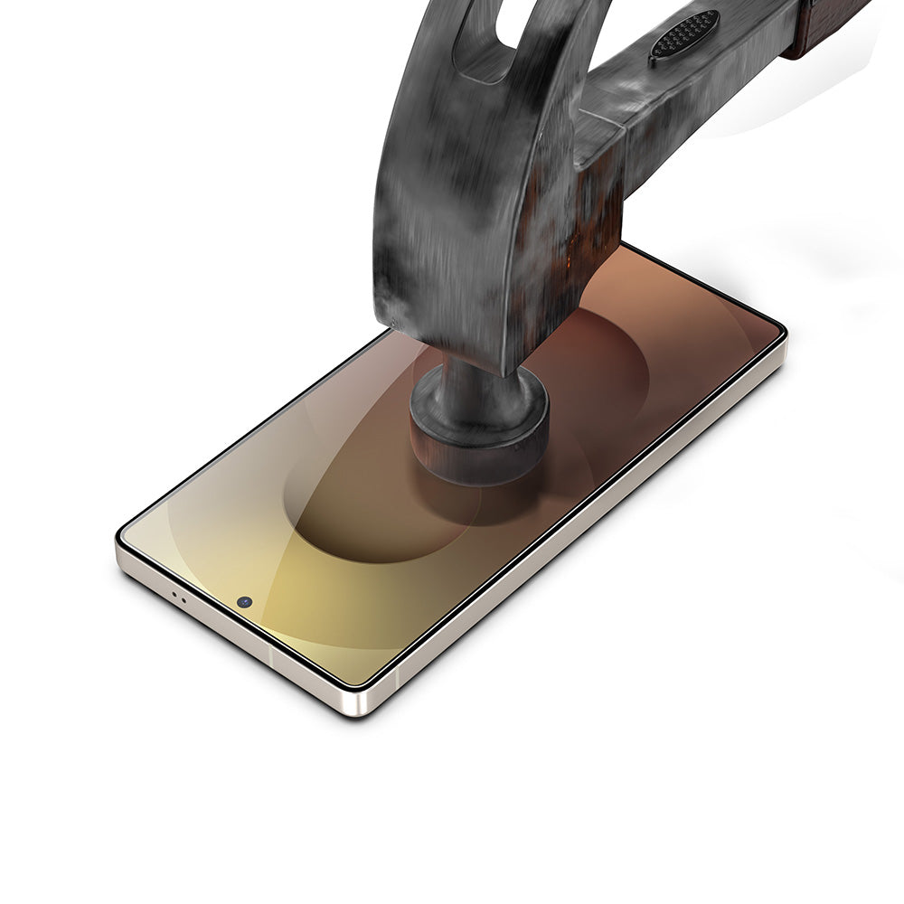 Ochranná fólie na displej Techsuit TitanGlass CrystalHD pro Samsung Galaxy S25+ S936 / S24+ S926, tvrzené sklo, plné lepidlo, sada 2 kusů