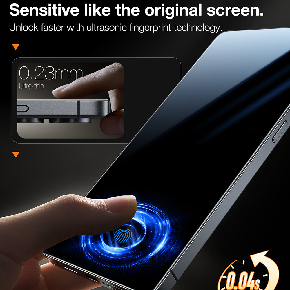 Ochranná fólie na displej Torras GlassGo Install Master pro Samsung Galaxy S25 Ultra S938, tvrzené sklo, plné lepidlo