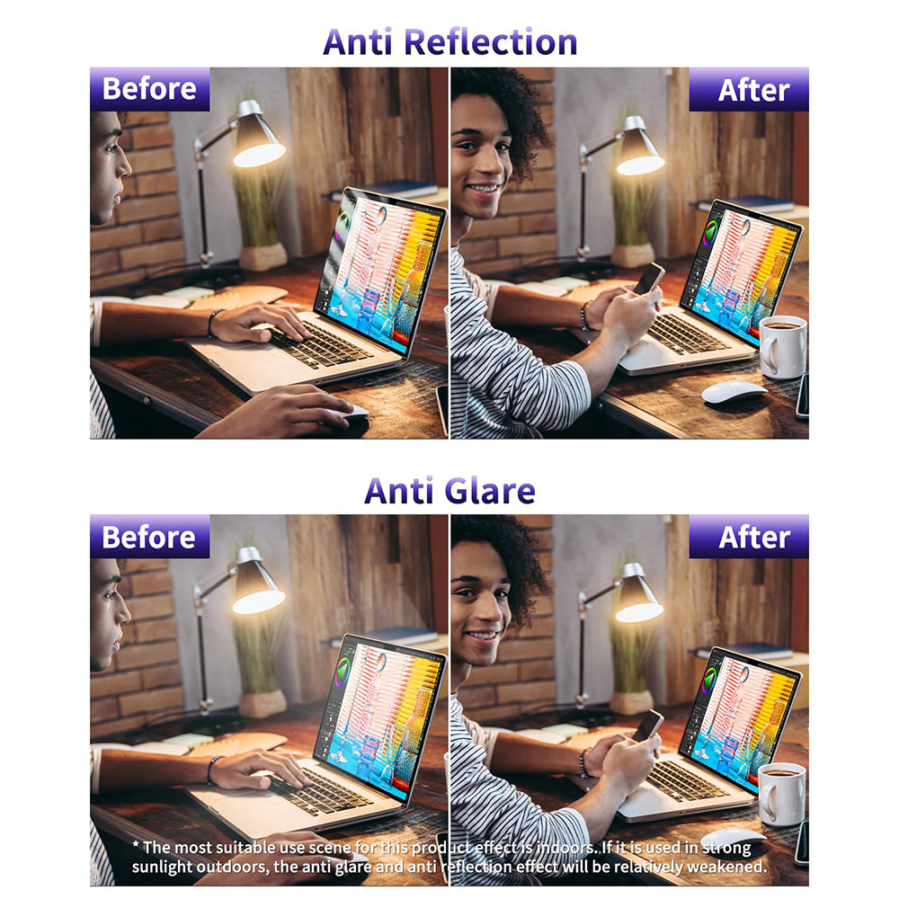 Fólie na ochranu obrazovky Anti Blue Light Techsuit VisionProX pro Laptop 14inch, Plast
