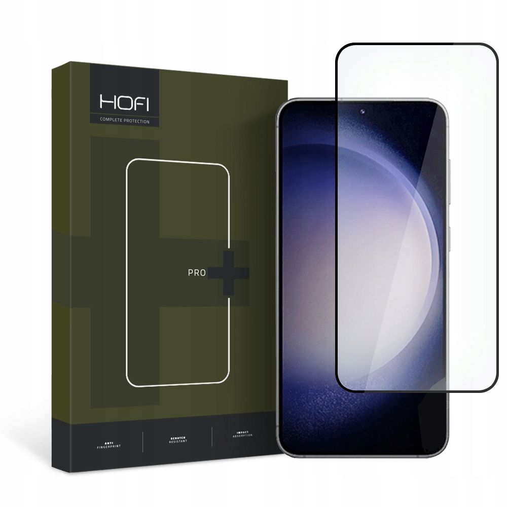 Ochranná fólie na displej HOFI PRO+ pro Samsung Galaxy S23 S911, Tvrzené sklo, Full Glue, Černá