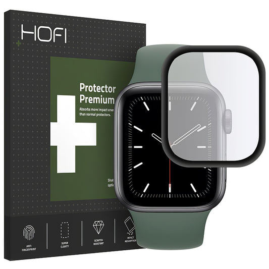 Ochranný kryt HOFI Hybrid pro Apple Watch řady 44 mm, plast, černý H0FIFI022BLK