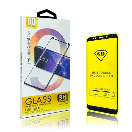 OEM ochranná fólie displeje pro Huawei P30 lite New Edition / P30 lite, ochranné sklo, 6D, černá