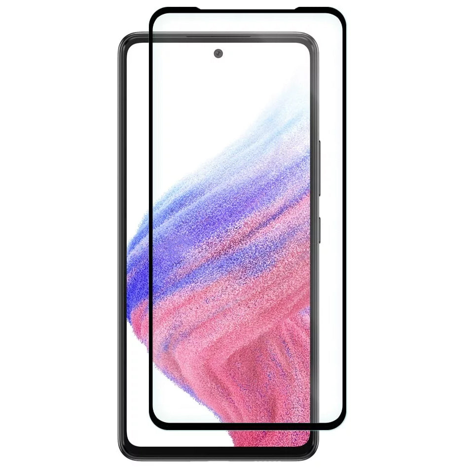 Ochranná fólie na displej OEM pro Samsung Galaxy A53 5G A536, Tvrzené sklo, Full Glue, 5D, Černá.