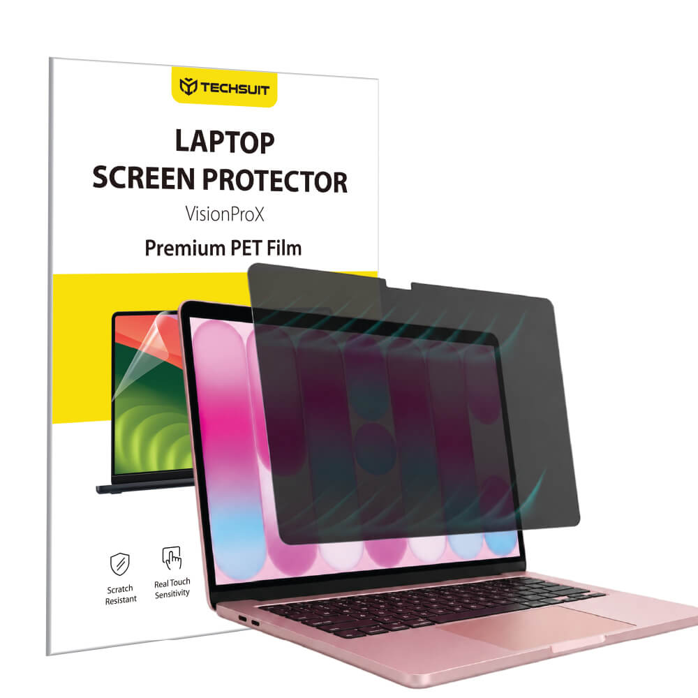 Ochranná fólie na obrazovku Privacy Techsuit VisionProX Magnetic pro Apple MacBook Neo 13palců, plast