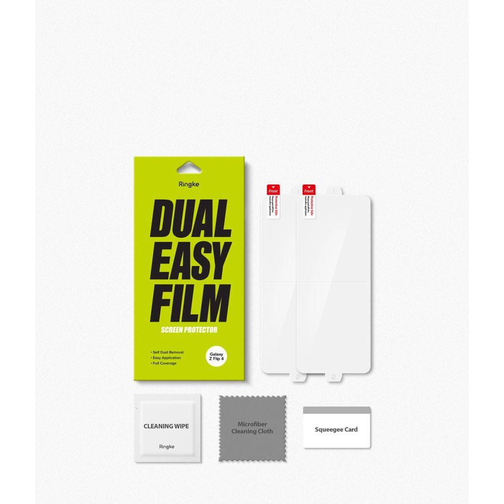Ochranná fólie Ringke Dual Easy pro vnitřní displej Samsung Galaxy Z Flip4 F721, plast, sada 2 kusy