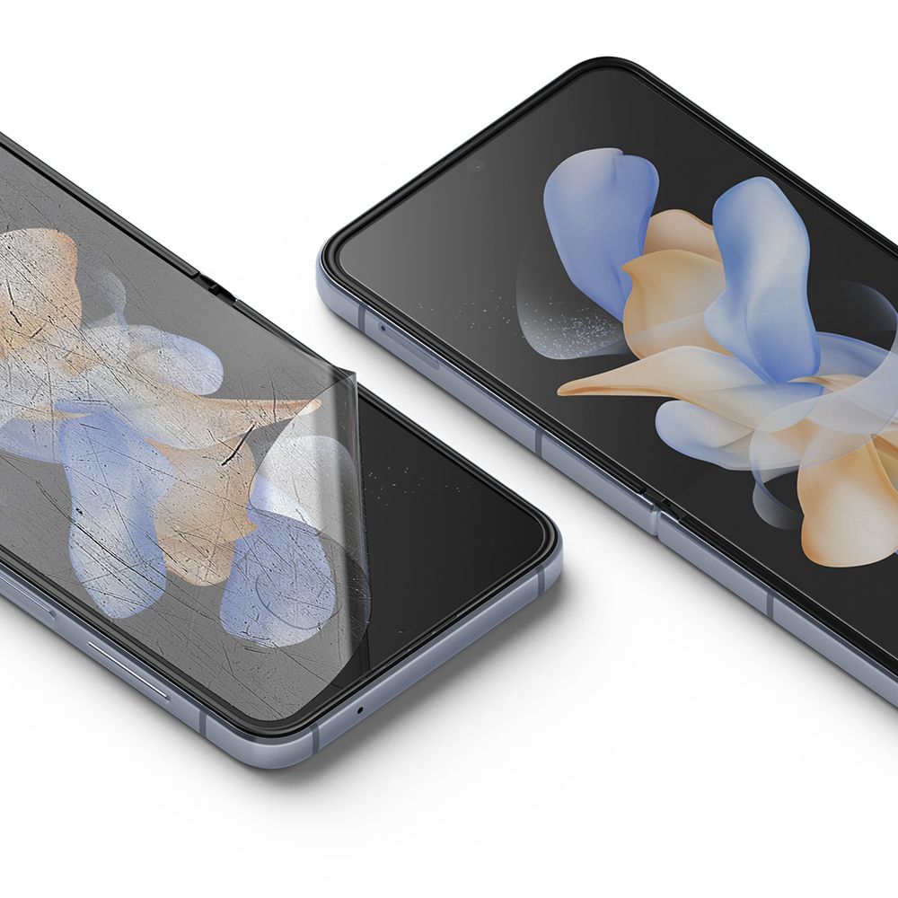 Ochranná fólie Ringke Dual Easy pro vnitřní displej Samsung Galaxy Z Flip4 F721, plast, sada 2 kusy