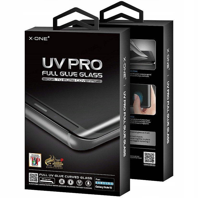 Ochranná fólie na displej X-One pro Samsung Galaxy S21 Ultra 5G G998, Tvrzené sklo, UV lepidlo