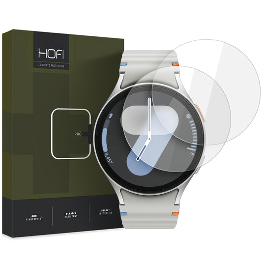 Ochranná fólie HOFI Glass PRO+ pro Samsung Galaxy Watch7 / Watch6 / Watch5 / Watch4 44mm 44mm Series, sada 2 kusů, chráněné sklo