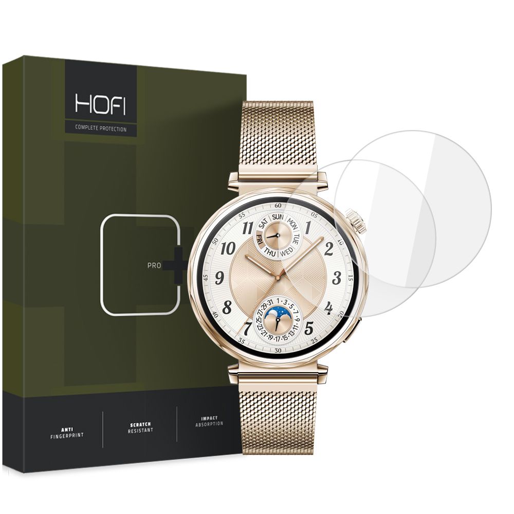 Ochranná fólie HOFI Glass PRO+ pro Huawei Watch GT 5 41mm, sada 2 kusy, tvrzené sklo