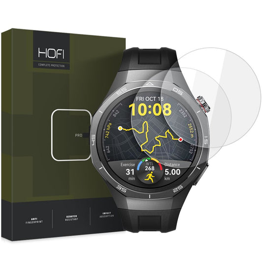 Ochranná fólie HOFI Glass PRO+ pro Huawei Watch GT 5 Pro 46mm, sada 2 kusů, ochranné sklo