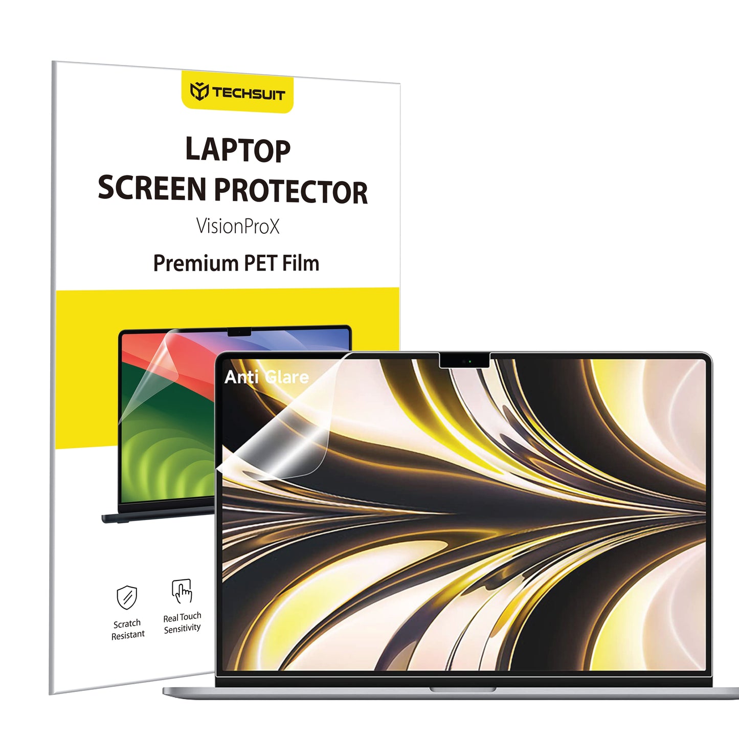 Matná ochranná fólie proti modrému světlu Techsuit VisionProX pro Apple MacBook Air M3 13inch (2024), Plast