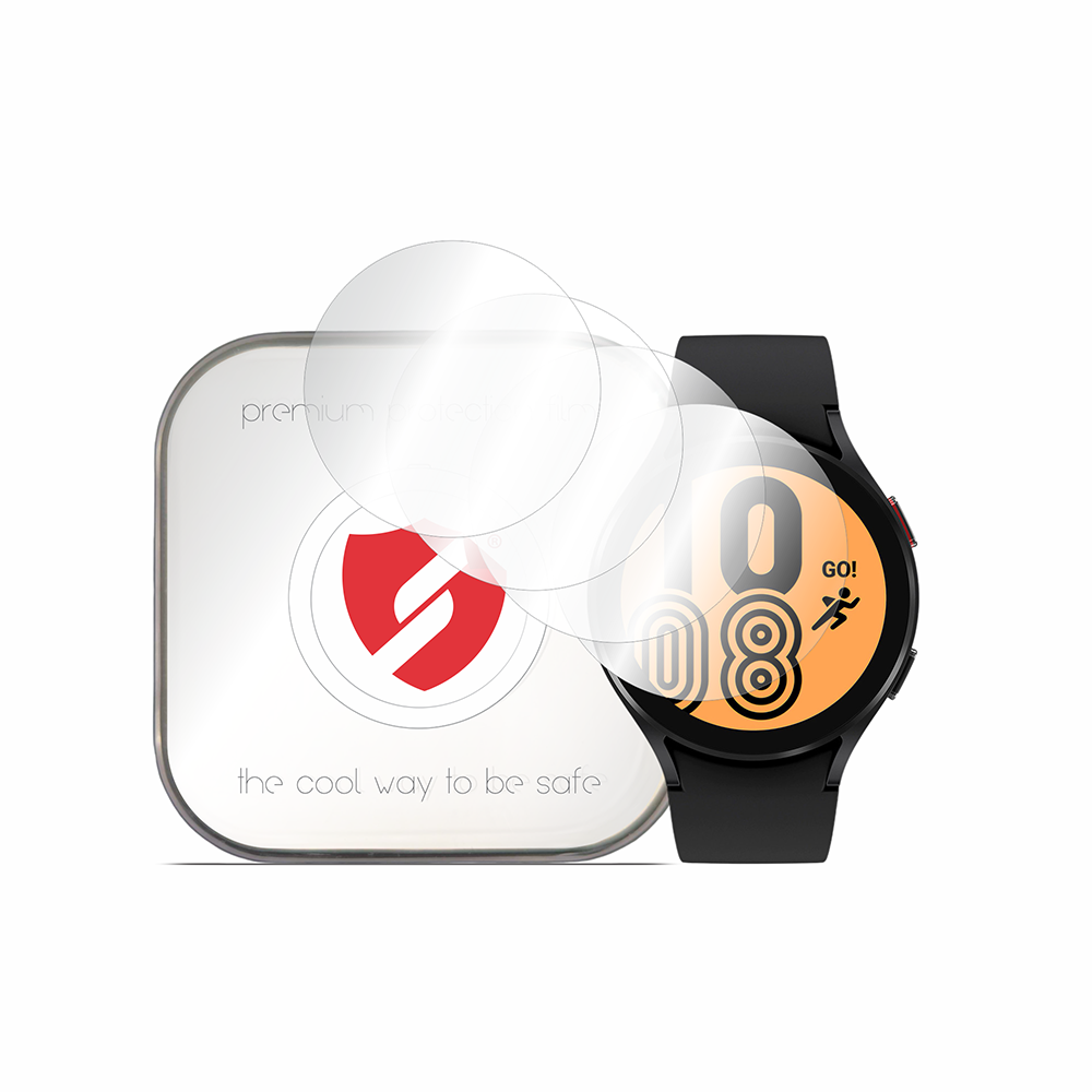 Ochranná fólie Smart Protection Premium Classic pro Samsung Galaxy Watch4 44mm, sada 4 kusy, plast