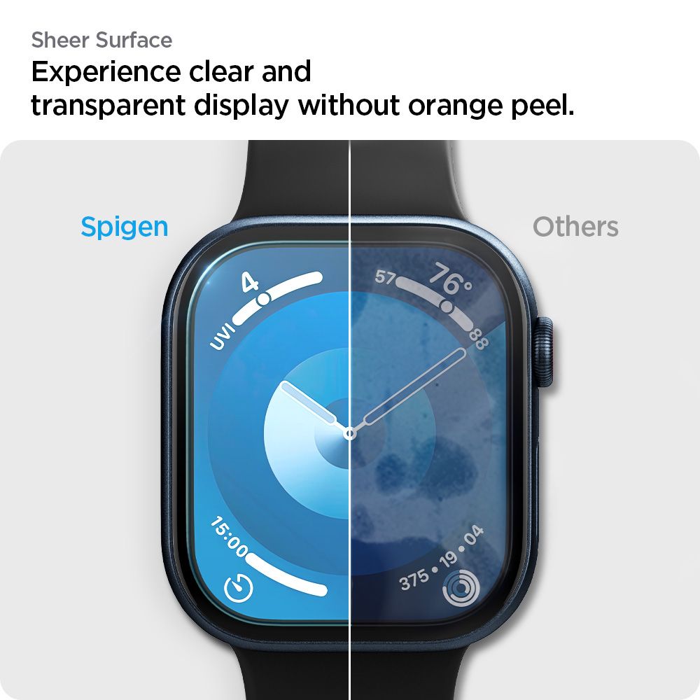 Spigen Elite Shield EZ FIT for Apple Watch 46mm Series, Set 2 pieces, Plastic AFL08579
