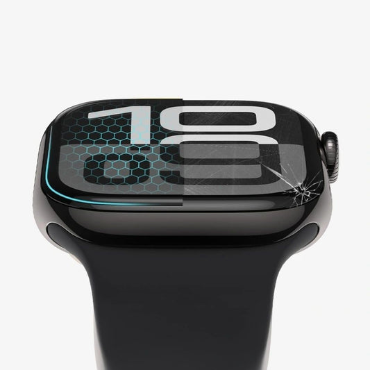 Ochranná fólie Tech-Protect Flex+ pro Apple Watch 46mm Series, Sada 2 kusy, Flexibilní sklo, Černá