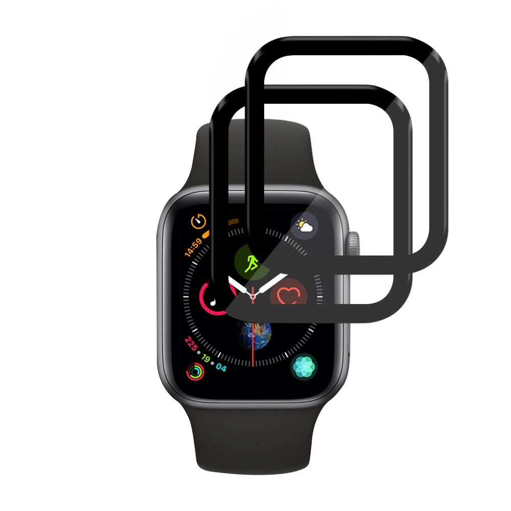 Fólie ochranná Techsuit Nano Flex pro Apple Watch 40mm Series, Sada 2 kusy, Plast, Černá