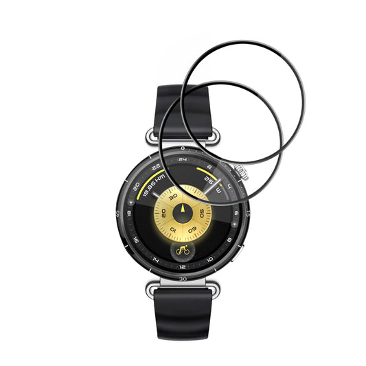 Folie ochranná Techsuit Nano Flex pro Huawei Watch GT 6 41mm, Sada 2 kusy, Plast, Černá