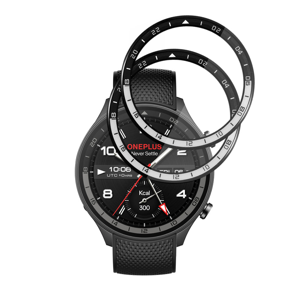 Folie ochranná Techsuit Nano Flex pro OnePlus Watch 2R, Sada 2 kusy, Plast, Černá